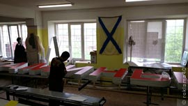 Подготовка вывески к доставке на место монтажа